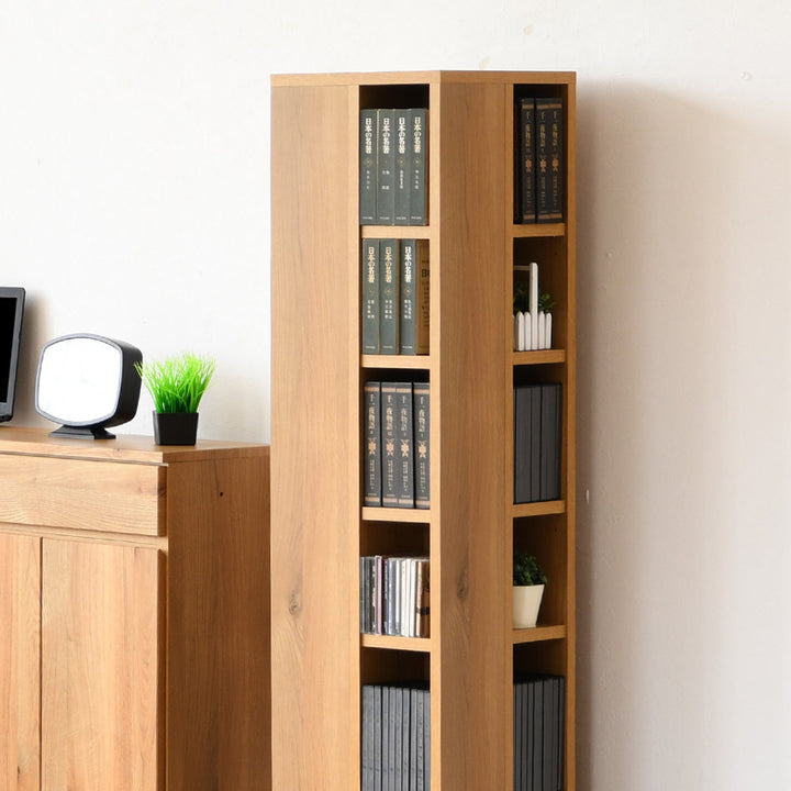 回転コミックラック6段日本製幅35cm