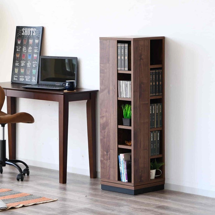 回転コミックラック5段日本製幅35cm