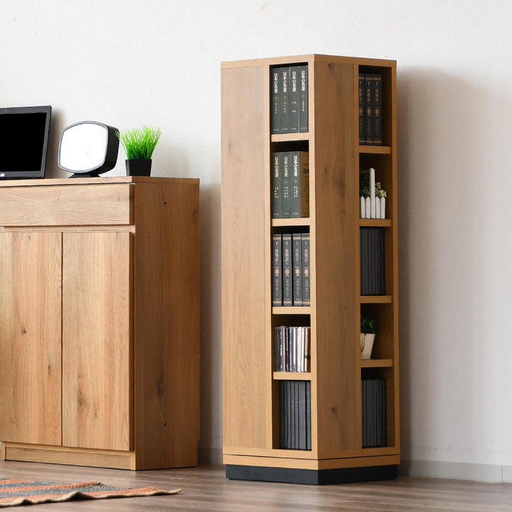 回転コミックラック5段日本製幅35cm