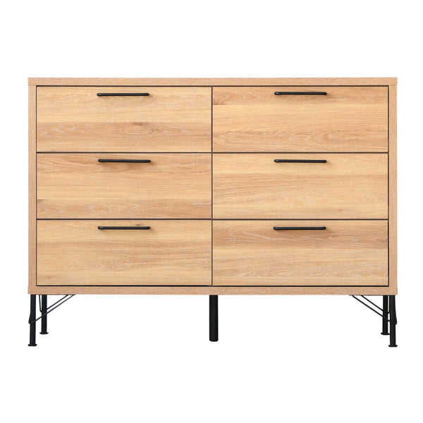 チェスト幅120cm3段2列ナチュラルヴィンテージ日本製