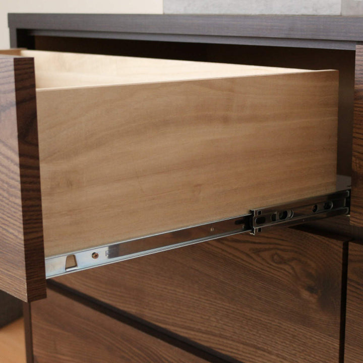 チェスト幅80cm5段ナチュラルモダン日本製