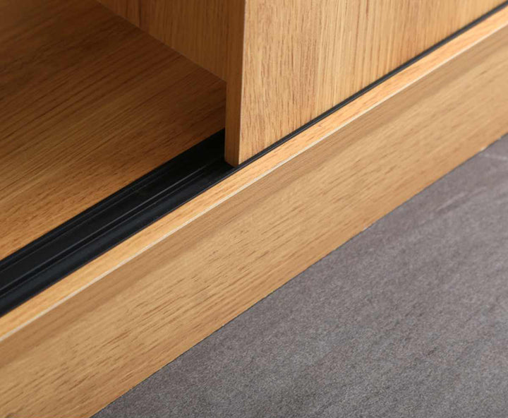 カウンター下収納幅60.2cm薄型引き戸タイプヴィンテージ調