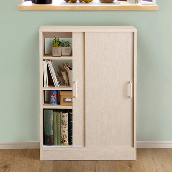 カウンター下収納幅60.2cm薄型引き戸タイプ北欧調