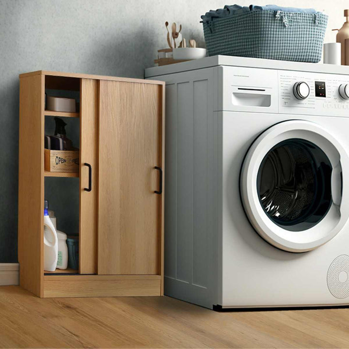 カウンター下収納幅60.2cm引き戸タイプヴィンテージ調