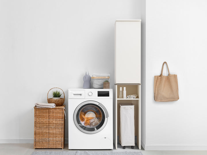 キッチンラックダストボックス上収納上段扉付幅35cm