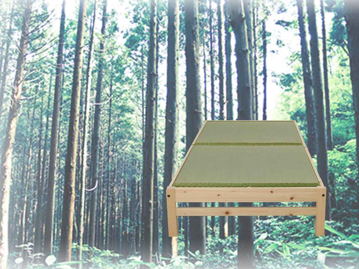 畳ベッドシングルステージタイプ天然い草日本製