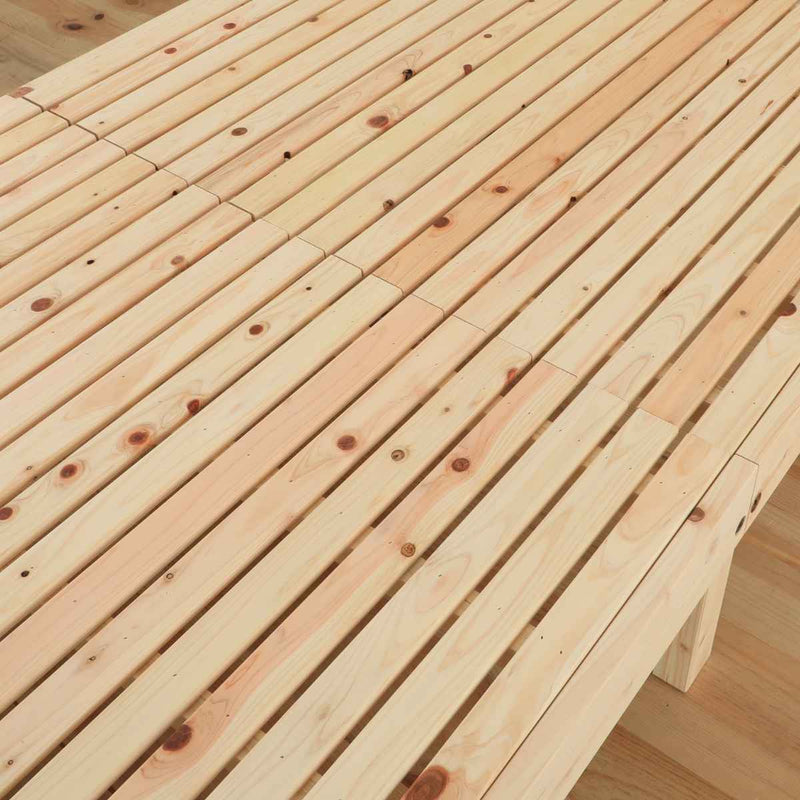 繊細すのこベッドシングルステージタイプ国産ひのき天然木日本製