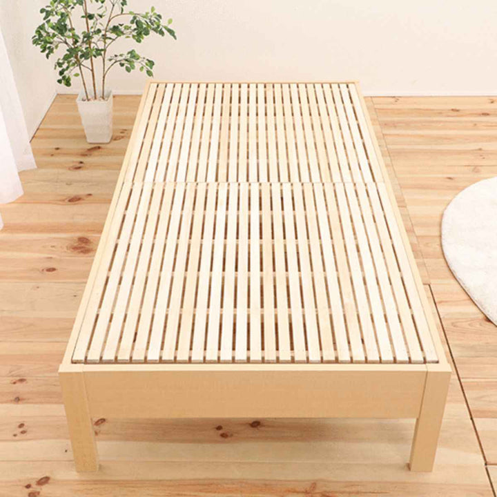 繊細すのこベッドシングルステージタイプ国産ひのき天然木日本製