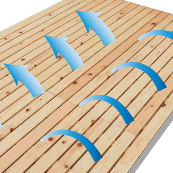 繊細すのこベッドシングルステージタイプ国産ひのき天然木日本製