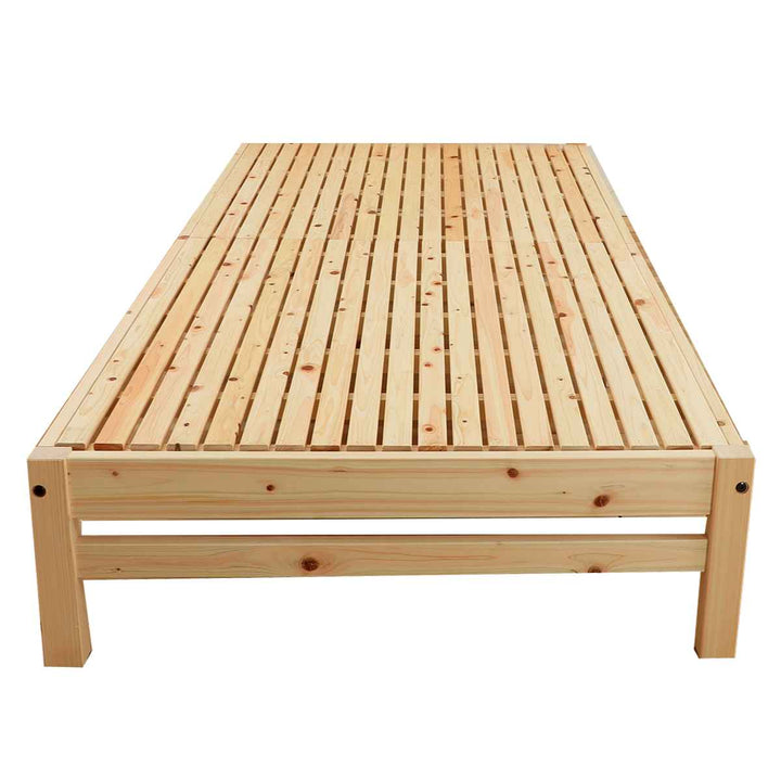 繊細すのこベッドシングルステージタイプ国産ひのき天然木日本製