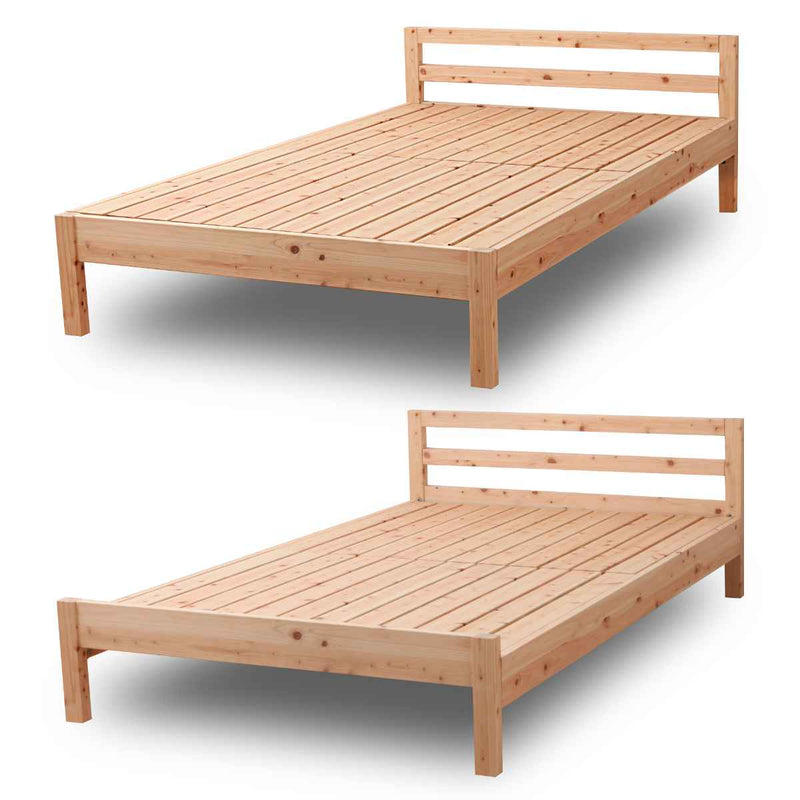 すのこベッドシングルシンプルデザイン国産ひのき天然木日本製