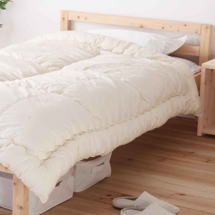 繊細すのこベッドセミダブルシンプルデザイン国産ひのき天然木日本製