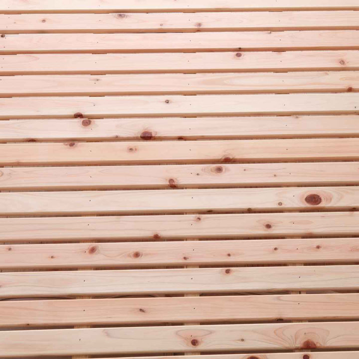 繊細すのこベッドセミダブルシンプルデザイン国産ひのき天然木日本製