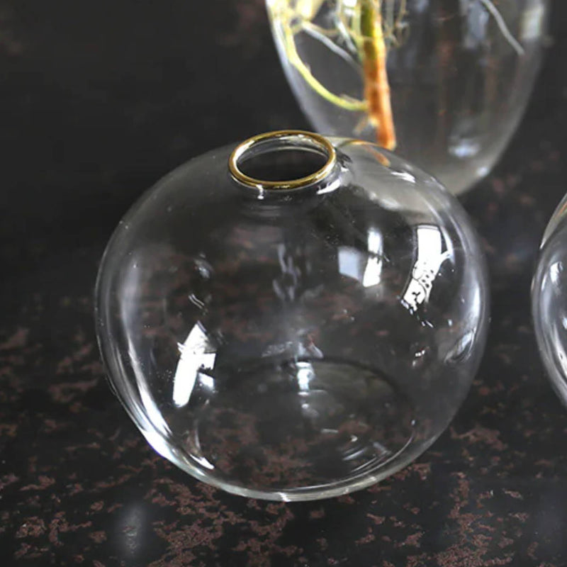 花瓶ヘーゼルBallフラワーベースガラス