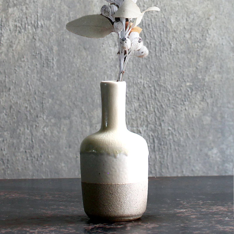 花瓶ブロンホワイトトルェフtallフラワーベース花器