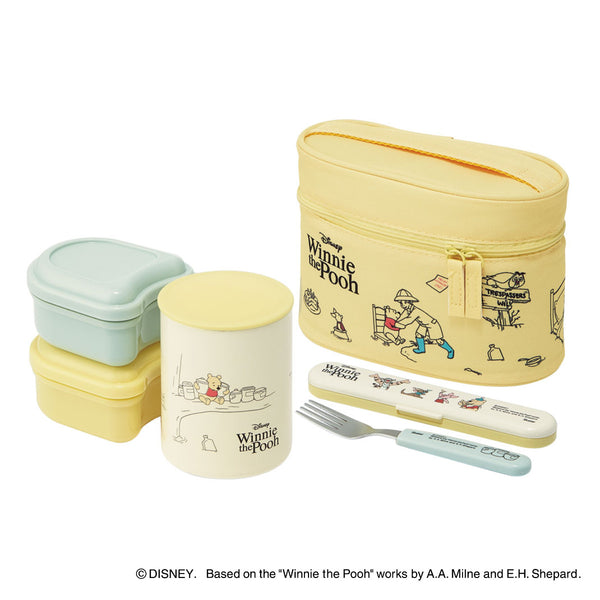 弁当箱抗菌保温ジャー付ランチプーCafe