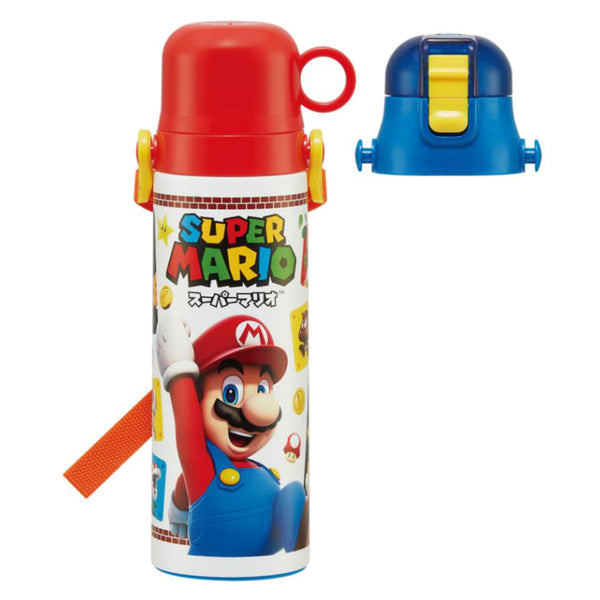 水筒580ml超軽量2WAYステンボトルスーパーマリオ23