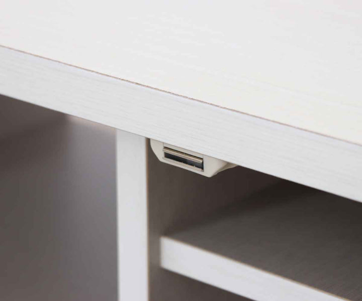 テレビ台ローボード北欧風ミルキーホワイト幅180cm