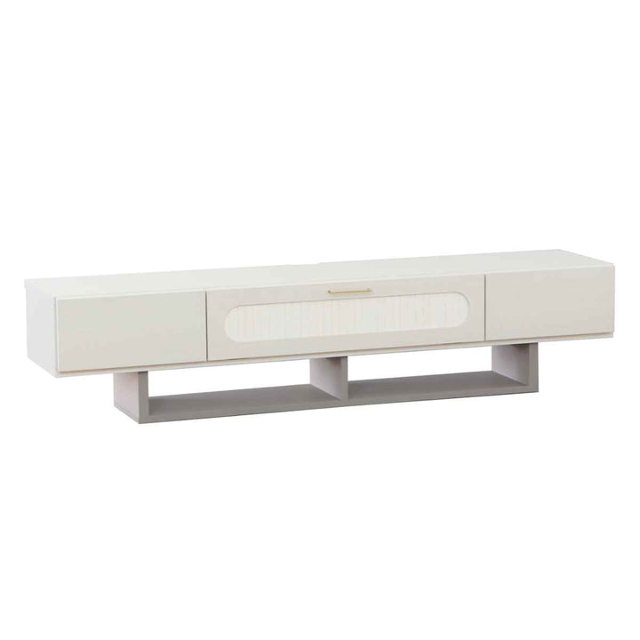 テレビ台ローボード北欧風ミルキーホワイト幅180cm
