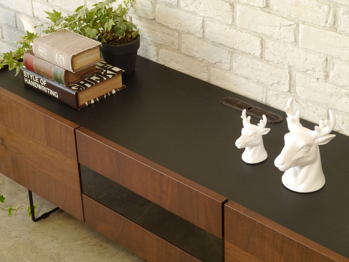 テレビ台ローボードヴィンテージ調突板仕上げ日本製幅150cm