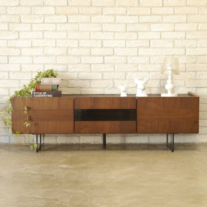 テレビ台ローボードヴィンテージ調突板仕上げ日本製幅150cm