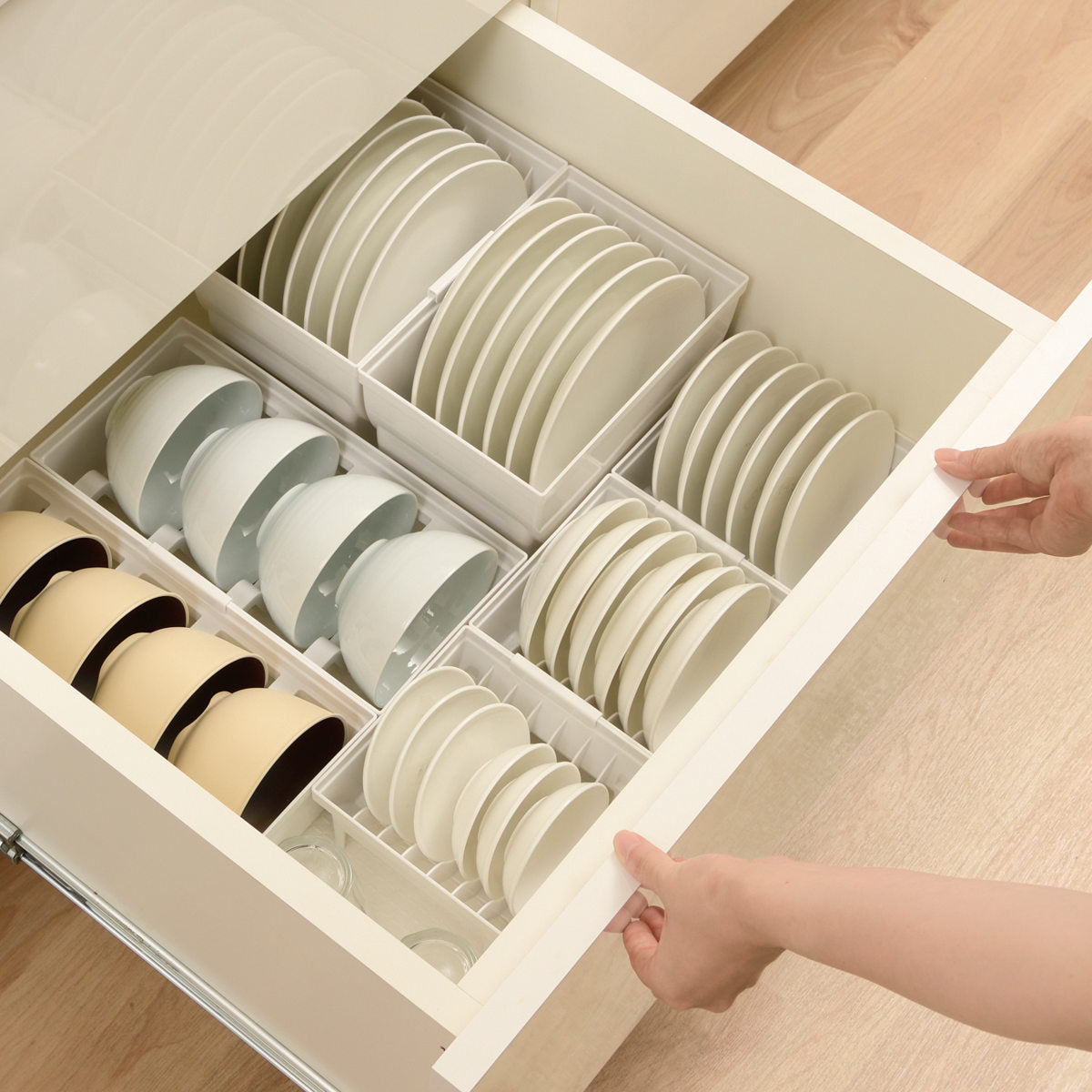 キッチン 収納 ディッシュスタンド トトノ 引き出し用 ディッシュ