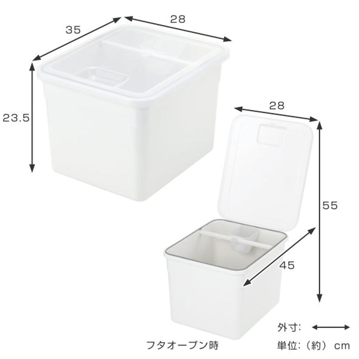 米びつ10kgトトノ引き出し用米びつＲ