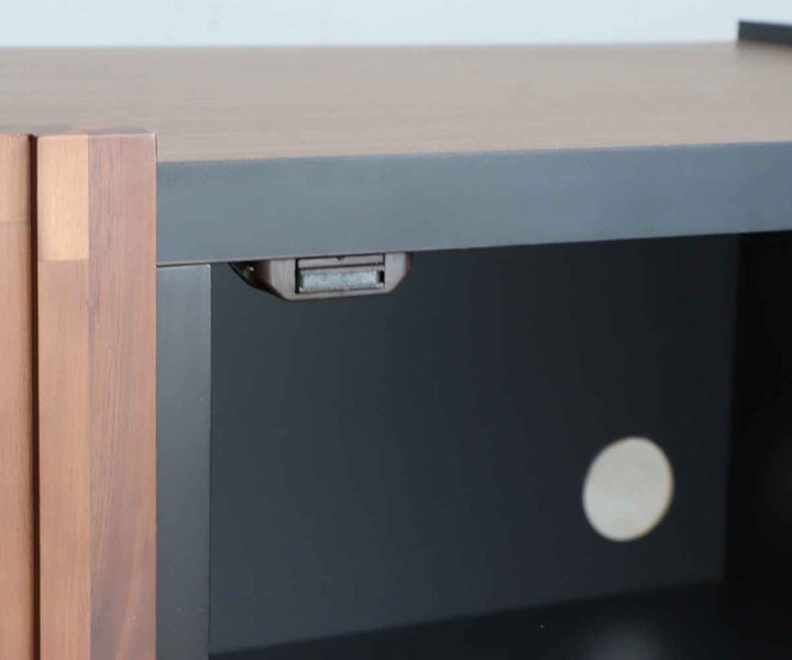 テレビ台幅179.9cmローボードコンクリート調アカシア材モダンデザイン