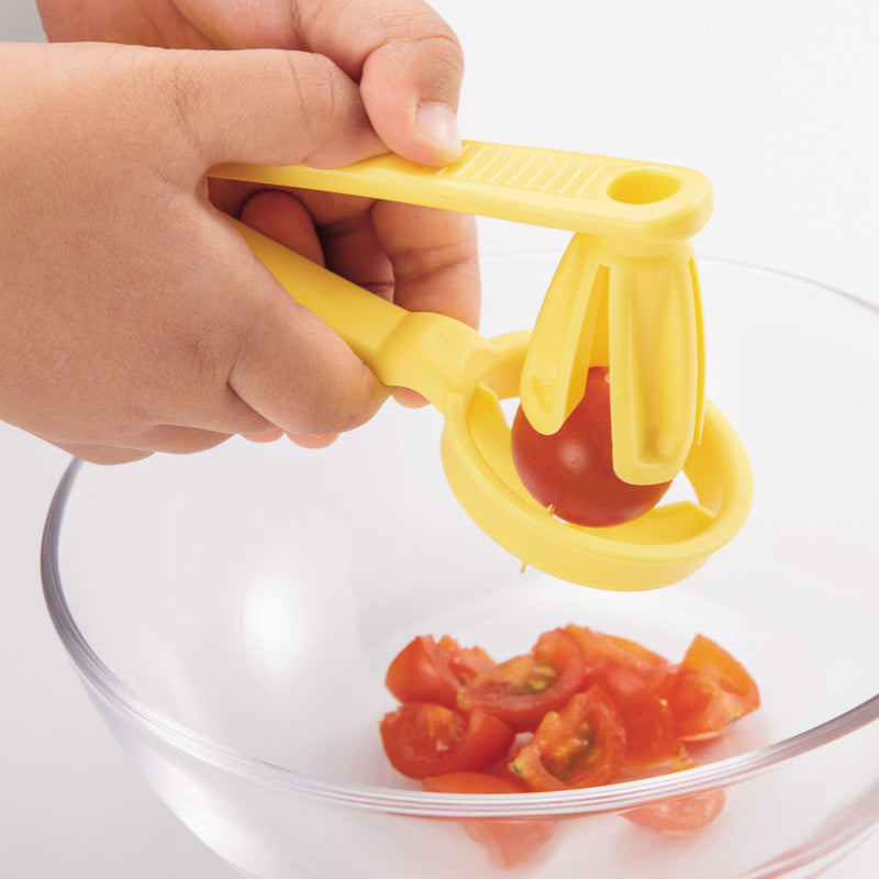 トマトカッター子ども用リトルシェフクラブにぎるだけミニトマトカッター食洗機対応日本製