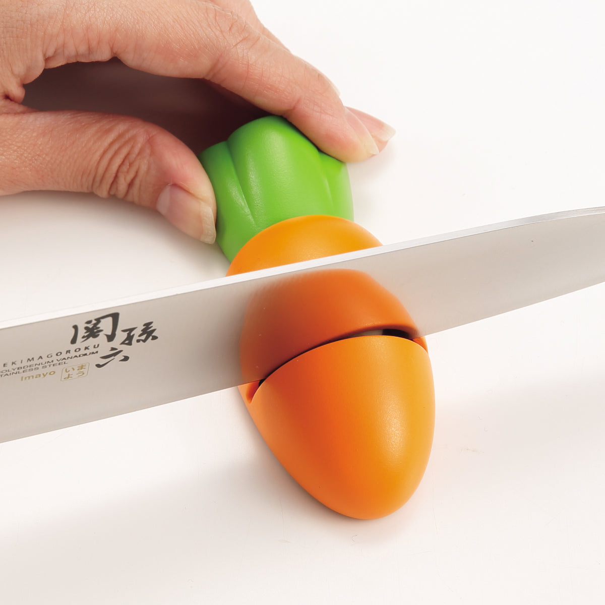 包丁研ぎ ニンジン マグネット付き ちょい研ぎシャープナー 日本製