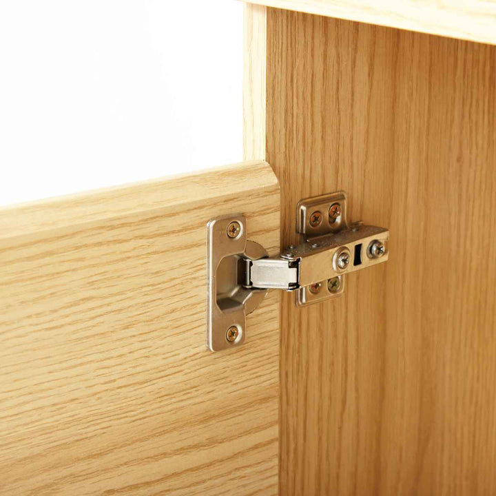 サイドチェストダストボックス収納コンセント付約幅26cm