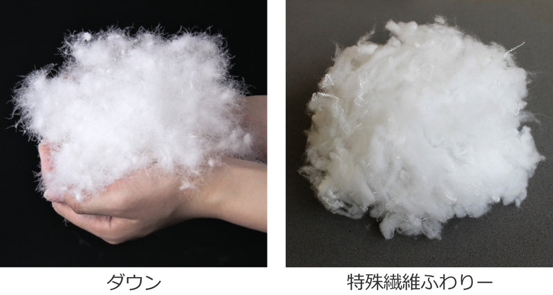 羽毛まくら43×63cmホワイトダウン85％二層構造手洗いOK日本製