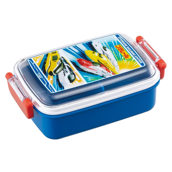 弁当箱1段450ml抗菌ふわっとタイトランチプラレール24