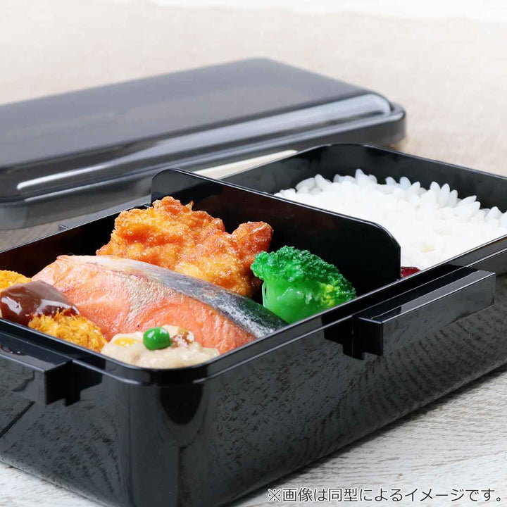 弁当箱1段830ml抗菌ふわっと弁当箱Ｌトムジェリコーヒー