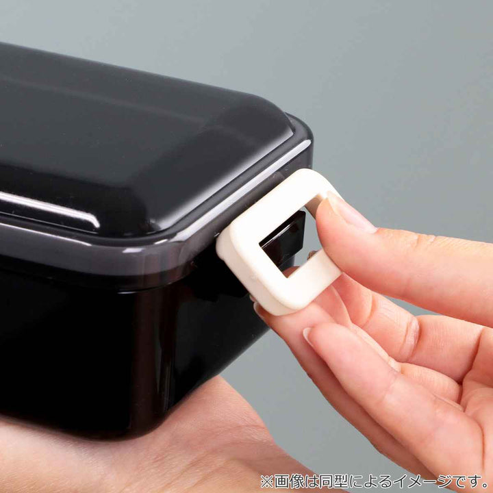 弁当箱1段830ml抗菌ふわっと弁当箱Ｌトムジェリコーヒー