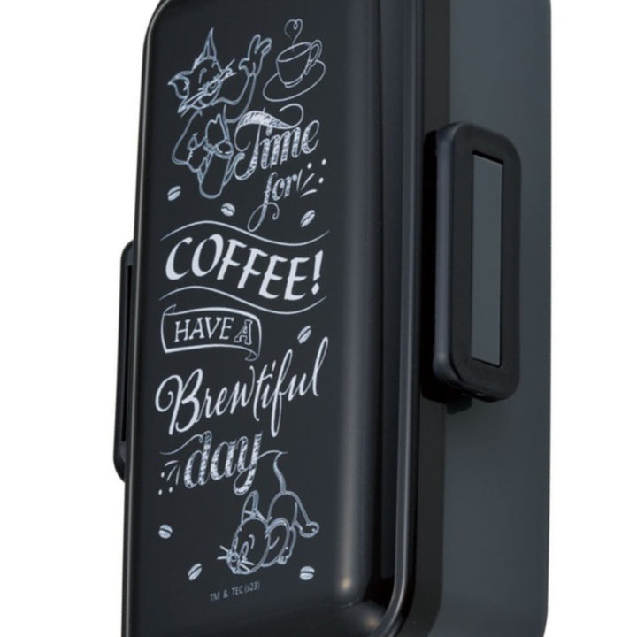 弁当箱1段830ml抗菌ふわっと弁当箱Ｌトムジェリコーヒー