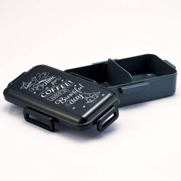 弁当箱1段830ml抗菌ふわっと弁当箱Ｌトムジェリコーヒー