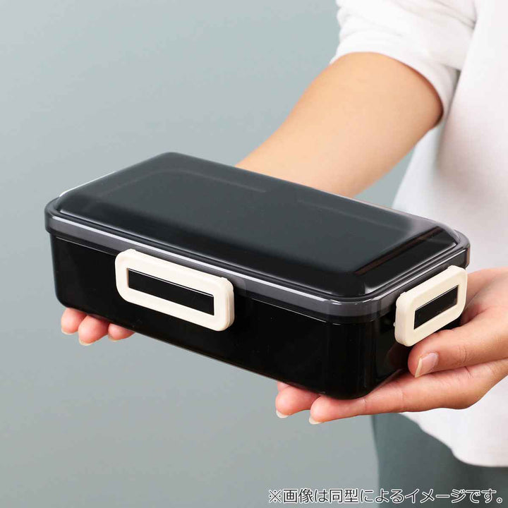 弁当箱1段830ml抗菌ふわっと弁当箱Ｌトムジェリコーヒー