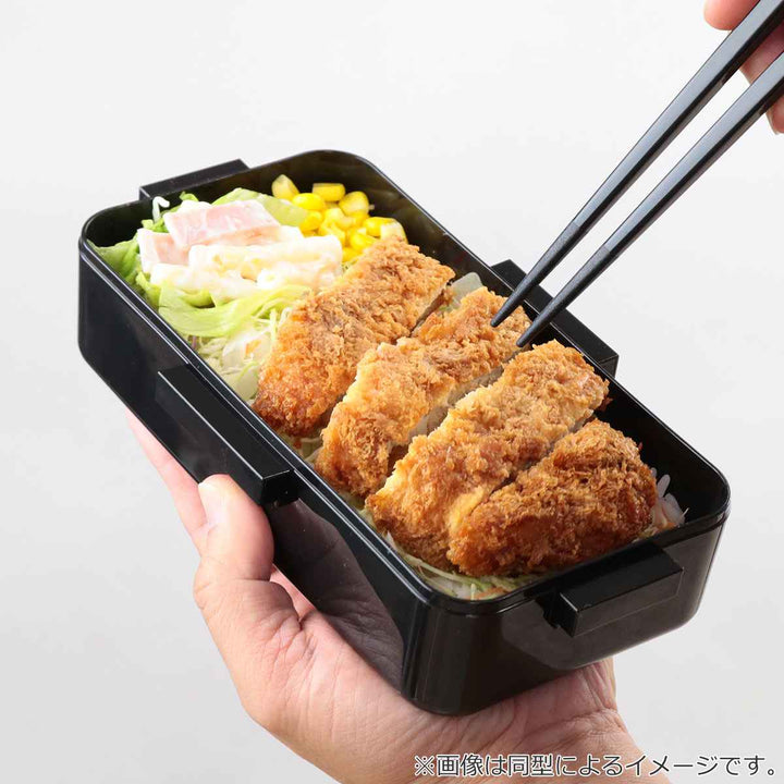 弁当箱1段830ml抗菌ふわっと弁当箱Ｌトムジェリコーヒー