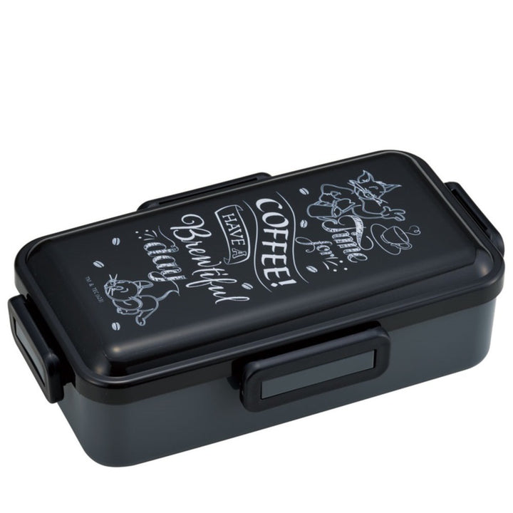 弁当箱1段830ml抗菌ふわっと弁当箱Ｌトムジェリコーヒー