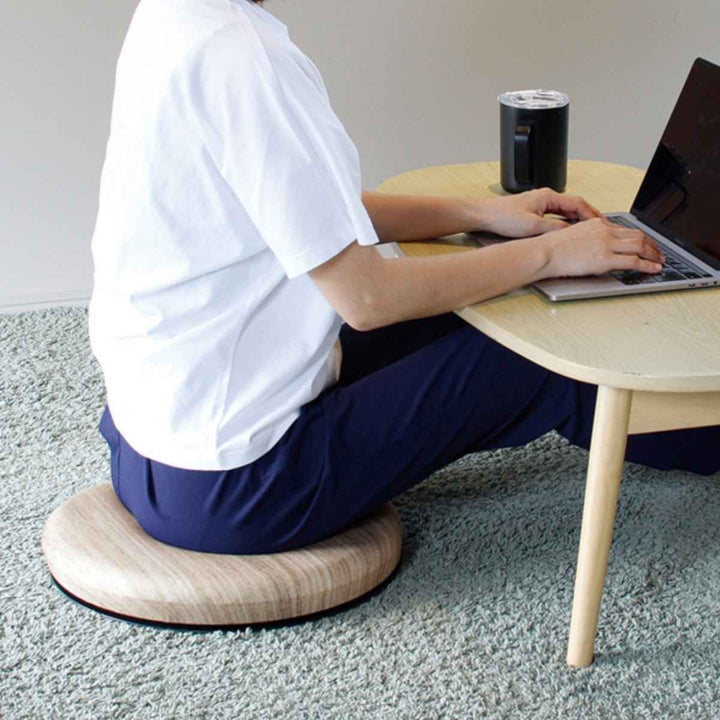 チェアパッドウェルネストツイストクッション直径40cm