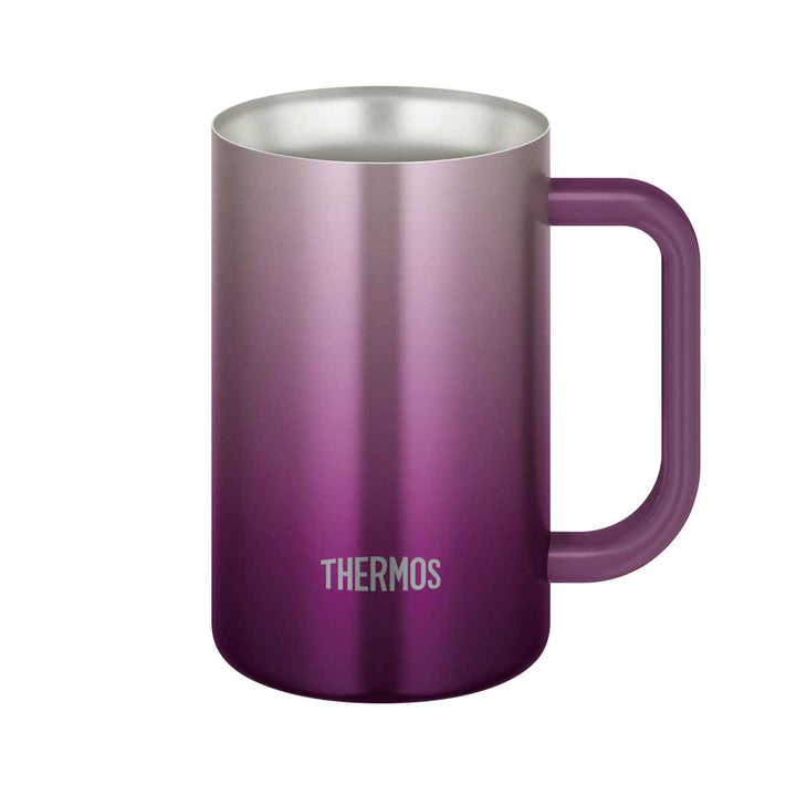 ビールジョッキ600ml真空断熱ステンレスJDK-601C