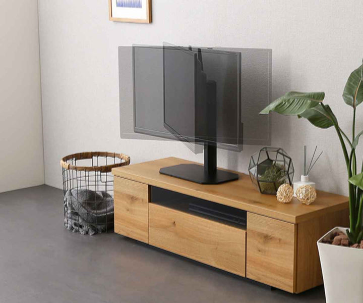 ミニテレビスタンド耐震首振りタイプ50インチ対応幅44.5cm