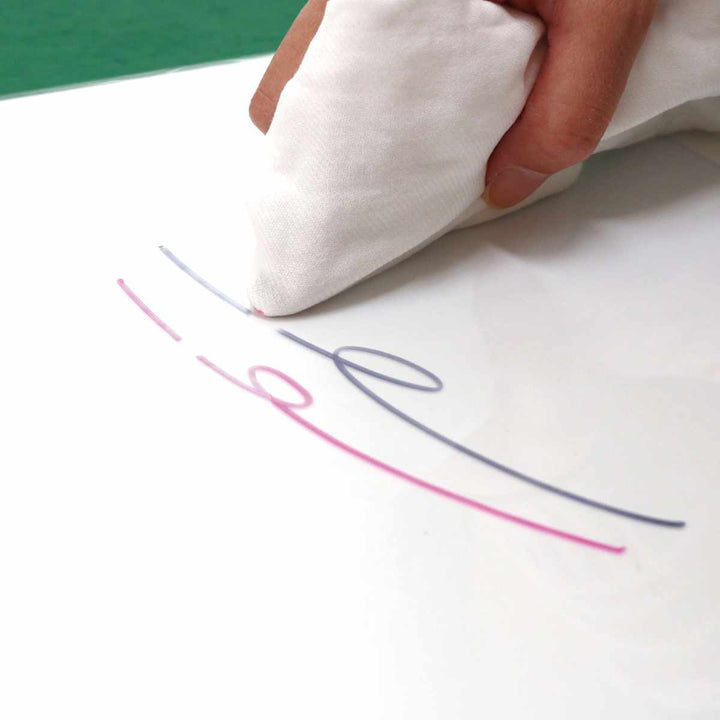 テーブルマット58cm×90cm汚れが落ちる透明マットビニール撥水加工