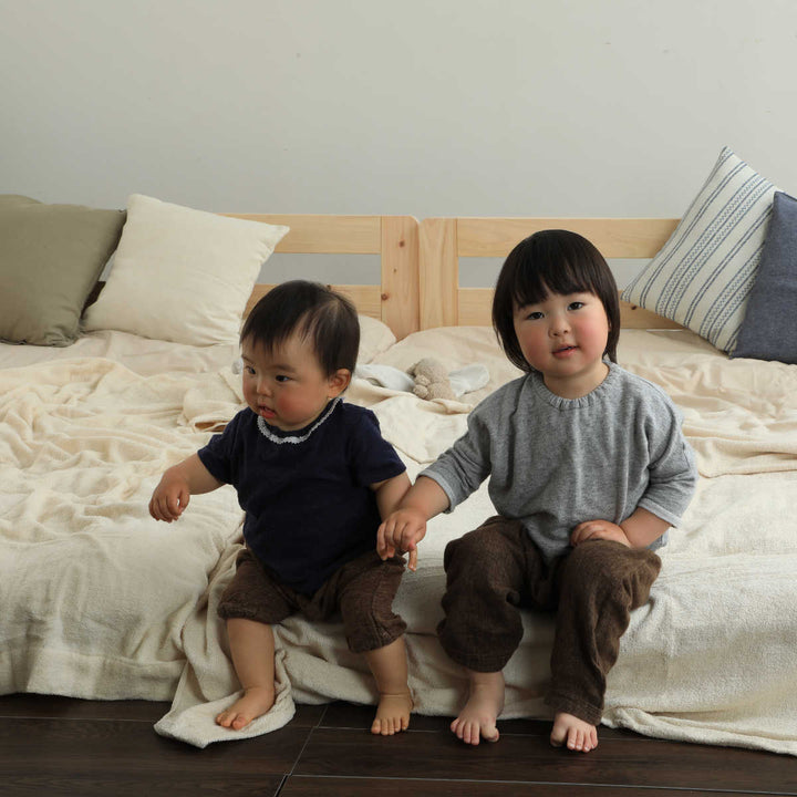 川の字ベッドキングい草床板国産ひのき日本製天然木