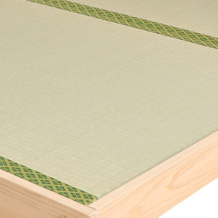 川の字ベッドスーパーキングい草床板国産ひのき日本製天然木