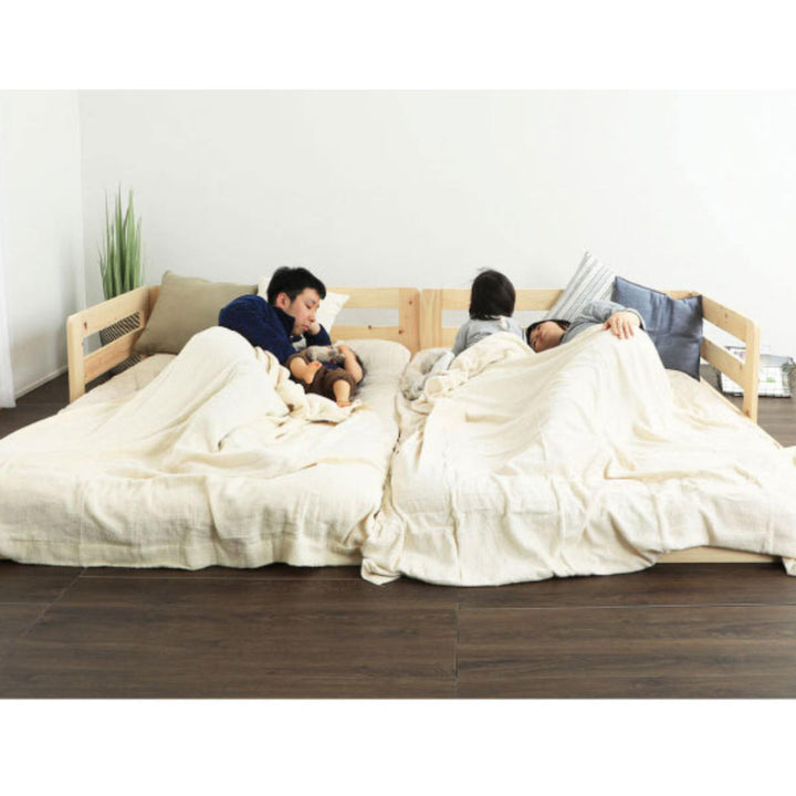 川の字ベッドシングル繊細すのこ国産ひのき日本製天然木