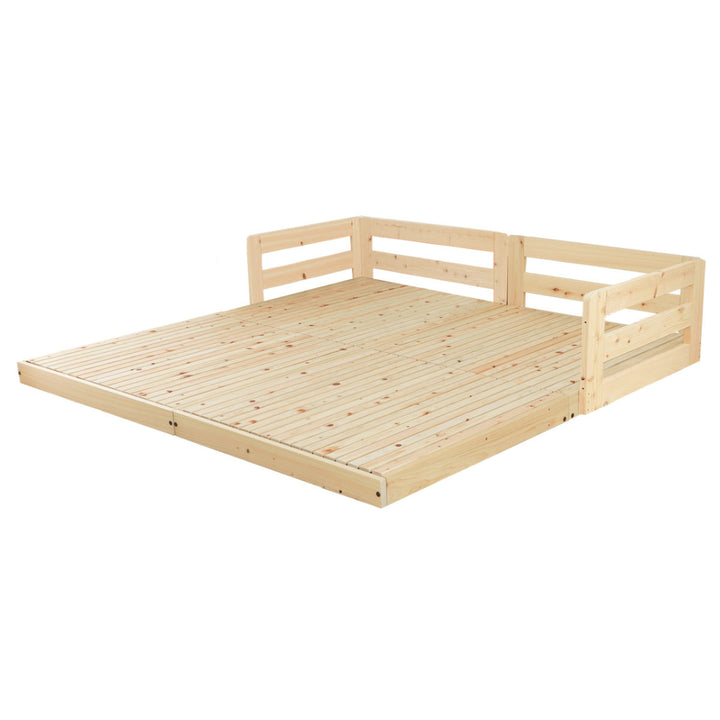 川の字ベッドキング繊細すのこ国産ひのき日本製天然木