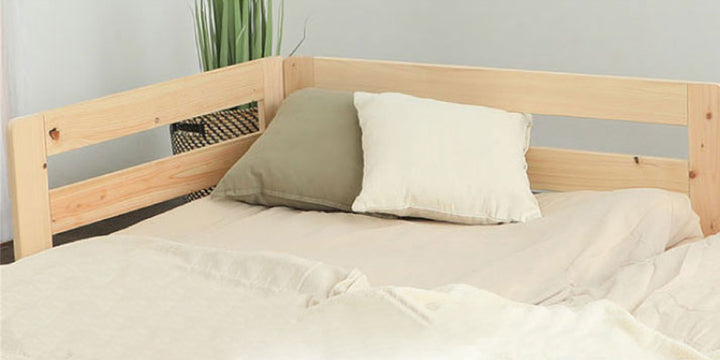 川の字ベッドセミシングルすのこ国産ひのき日本製天然木