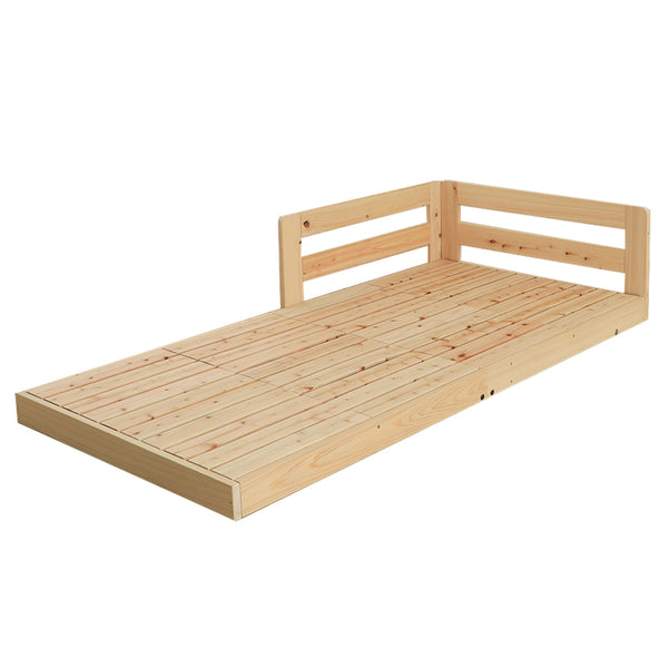 川の字ベッドセミシングルすのこ国産ひのき日本製天然木